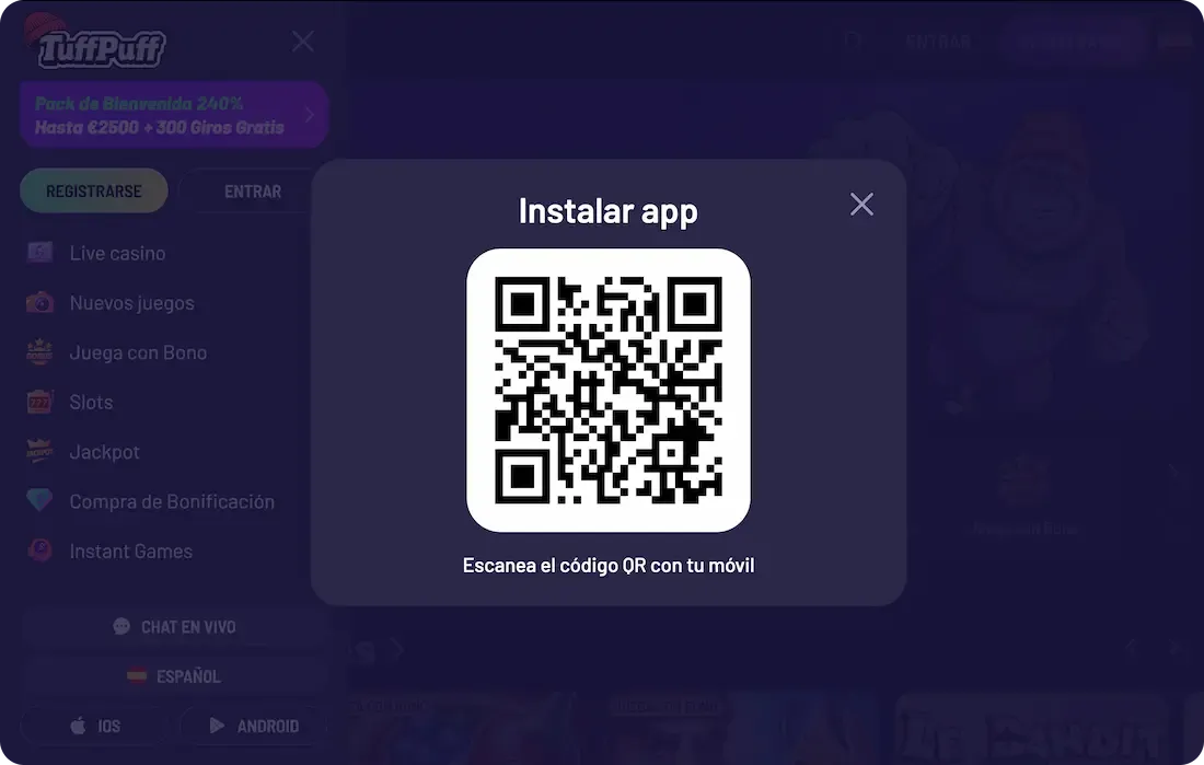 app del casino tuffpuff
